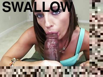 Swallow The Cum Of A Black Cock! With Jamie Jackson