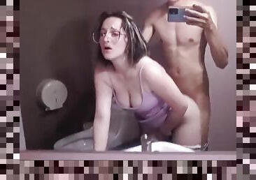 MY BEST FRIEND SENT ME A VIDEO FUCKING IN THE MIRROR WITH HER BOY