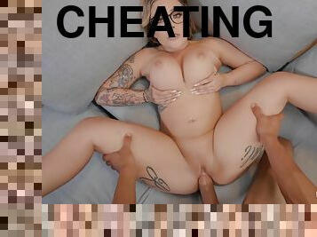 Cheating Gamer Distracted By Huge Cock With Kali Roses