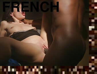 Little French slut Ava Courcelles gets a BBC from Joss Lescaf