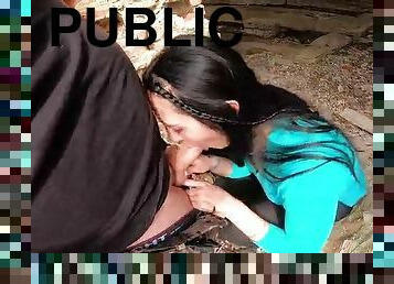 Pov  Public Fuck And Huge Facial Outdoors