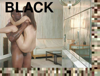 Zoe Bloom hooking up with muscular black stud