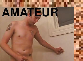 masturbation, monstre, amateur, ejaculation-sur-le-corps, gay, secousses, taquinerie