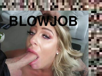 Lolly Dames shows off her amazing skills in giving blowjob