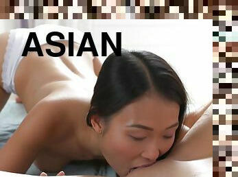 asiatique, orgasme, chatte-pussy, lesbienne, couple, fou, italien
