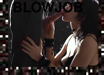 Art Of Blowjob & Art Of Light - Sensual Deepthroat In Cinematic Light