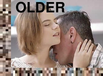 OLD4K. Passionate sex with an older gentleman
