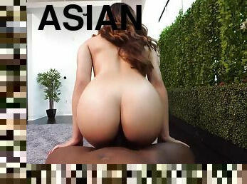 एशियाई, गांड, अंतरजातीय, काले, बट, उत्तम, एक्सोटिक