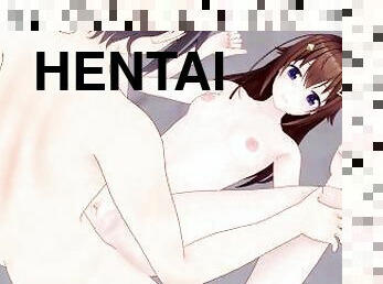 Tokino Sora and I have intense sex in the pool. - Hololive VTuber Hentai
