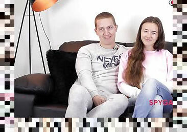 Steamy Russian Amateurs Couple On The Fuc - voyeur