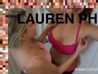 Lauren Philips gets her delicious belly tickled