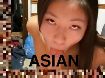 Asian Girl Showing How She Ride