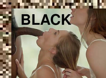 BLACKED Two Beautiful Girls Share A Big Black Dick Threesome IR porn