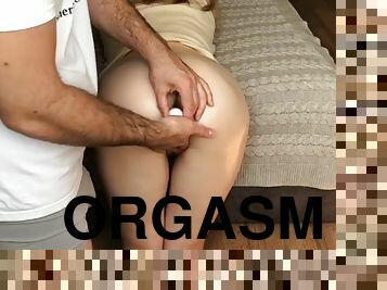 Clit Masage. Orgasm denial