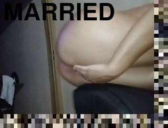 Fucked the married womans ass and came in her mouth