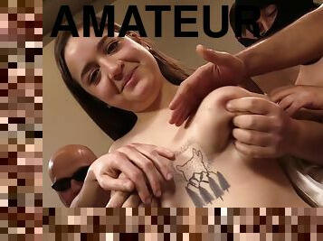 amateur, babes, fellation, énorme-bite, ados, ejaculation, bukkake, bout-a-bout, espagnol