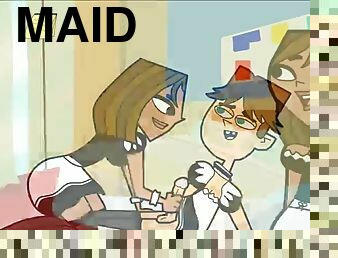 Gameplay Total Drama Harem - Part 7 - Sexy Maid And The Handjob By LoveSkySan