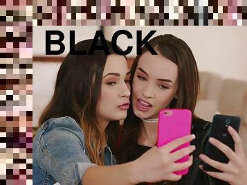 two 18Yo Schoolgirls Share the BIGGEST BIG BLACK COCK IN THE WORLD