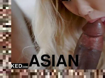 asiatique, gros-nichons, levrette, chatte-pussy, fellation, énorme-bite, interracial, ados, pornstar, ejaculation-interne