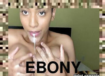 Milky Mouth Ebony Queen - webcam video