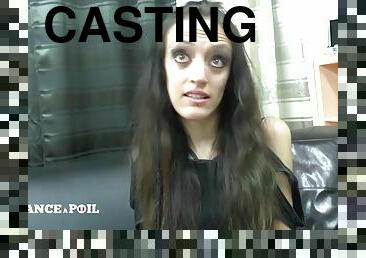 Casting Of A Skinny Dark Haired Lady