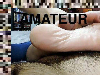 Big Soles Footjob - Amateur Sex