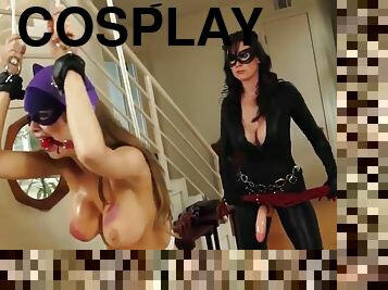 Lesdom cosplay fetish kinky porn
