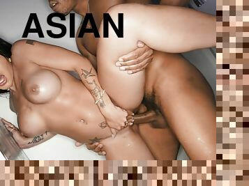 asiatique, baignade, gros-nichons, levrette, amateur, fellation, ejaculation-sur-le-corps, interracial, fellation-profonde, ejaculation-interne