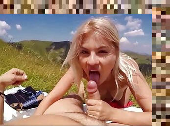 Real German Amateurs Teenage Couple Have Outdoor Screw On Holiday - Teenage