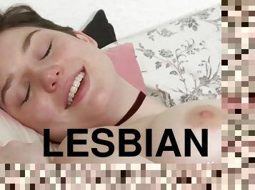 Lustful lesbians Birgit and Effie mind-blowing sex scene
