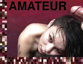 extrême, amateur, fellation, ejaculation-sur-le-corps, ados, hardcore, maison, pornstar, rousse, sur-le-visage