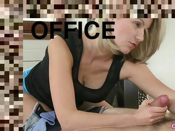 mommy Sneaks Out Of The Office For A Dick