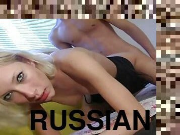 Lewd russian teen breathtaking adult video