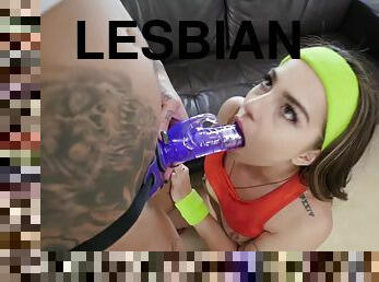 Kinky lezzies Bonnie Rotten and Sofie Reyez amazing sex clip