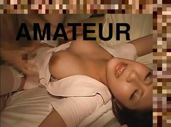 asiatique, gros-nichons, poilue, chatte-pussy, amateur, lesbienne, maison, japonais, point-de-vue, naturel