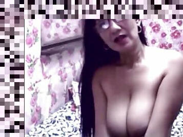 Huge natural tits filipina milf masturbate on cam - Homemade