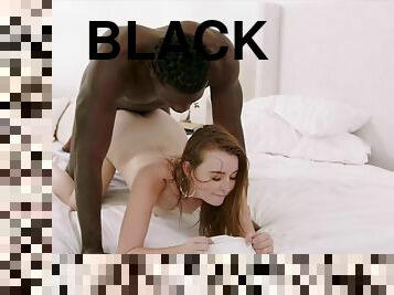 asiático, chupanços, pénis-grande, interracial, adolescente, preto, beijando, irmã, namorado, depilada