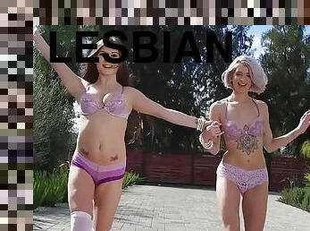 лесбіянка-lesbian, підліток, іграшка, поцілунки, блондинка