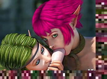 Big-Titted 3d animation Elves Compiliation