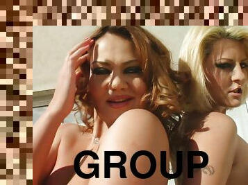 Antynia Rouge & Pamela Ann Group Sex