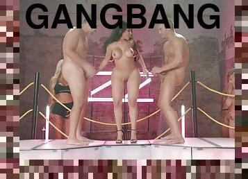 cul, gros-nichons, orgie, pornstar, gangbang, belle, gros-seins, seins