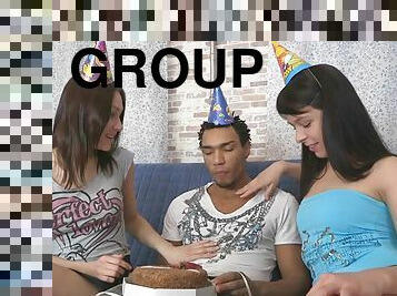 adolescente, sexo-em-grupo, a-três, doce