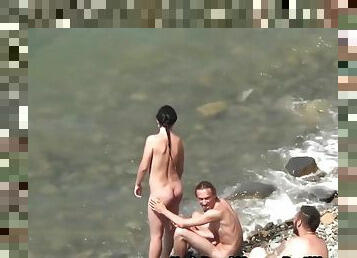 nudist, javno, amaterski, najstnice, camera, plaža, vohun, potovanje, umazano-nasty, študentke