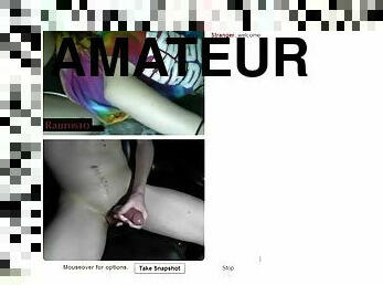 mastubasi, orgasme, amatir, kamera, pasangan, pengintipan, webcam