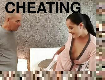Daddy4k. guy doesn't know girlfriend is cheating on him