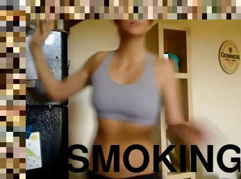 Post workout smoking