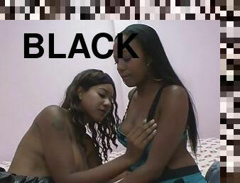 Black girls are lesbians and being very kinky.mp4