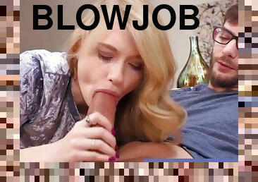 Hannah hays proved she is a grown girl with a nice blowjob