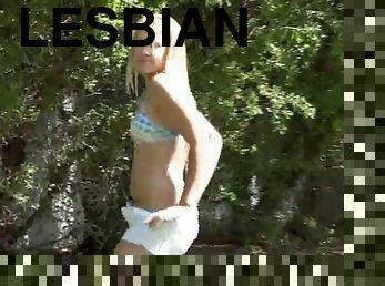 olahraga, lesbian-lesbian, berambut-pirang