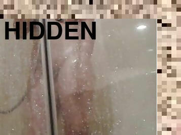 fürdőkádban, zuhanyozás, rejtett